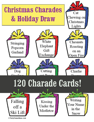 Christmas Charades - Printable Game